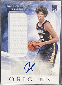 2019-20 Panini Origins Rookie Patch Auto "Jaxson Hayes" RC - Picture 1 of 2