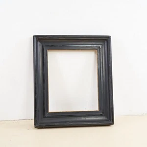 CORNICE ANTICA NERA CON DETTAGLI DORATI - Imagen 1 de 5