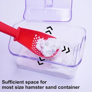Resistant Anti-Dirt Durable Pet Cage Cleaning Scoop for Hamster/Gerbil Sand Bath - Picture 1 of 7