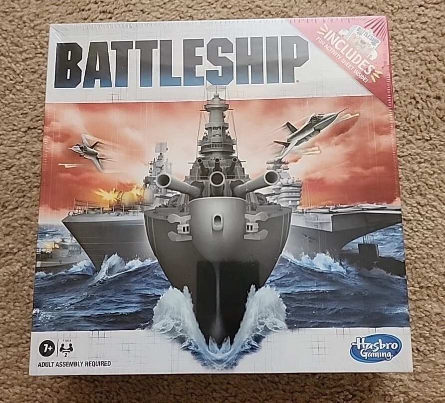 NEW! BattleShip Board Game By Hasbro Gaming Includes Fun Activity Sheet. SEALED! - Image 1 of 4