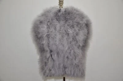 Chaleco Brunello Cucinelli Pluma de Avestruz Relleno 100% Cachemira Piel Hinchada M Foto 1 de 4