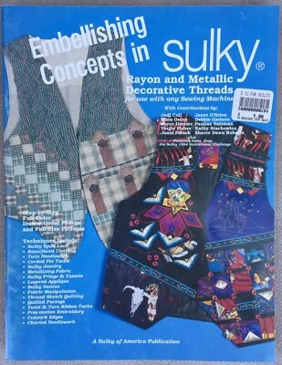 Vintage Embellishing Concepts in Sulky Rayon Metallic Decorative Threads 900B-8 - Image 1 of 2