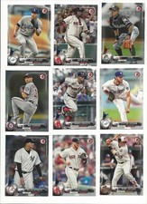 2017 BOWMAN BASE  - STARS, ROOKIE RC'S - #'S 1-100 - WHO DO YOU NEED!!!