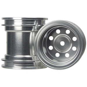 Llantas de aluminio 12 mm buje hexagonal para Tamiya G6-01 / WR-02 RC piezas de mejoras de coche - Imagen 1 de 7