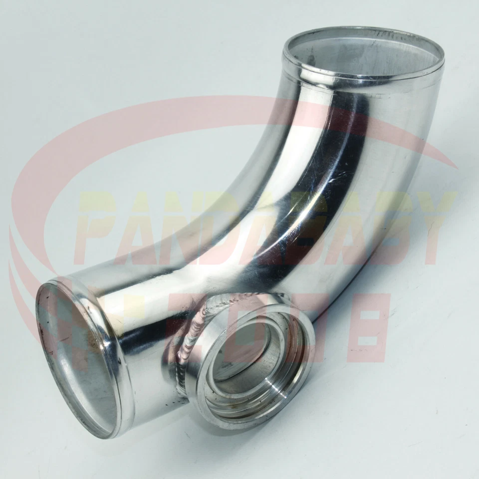 Válvula de soplado 63 mm 2,5" 2,5 pulgadas 2-1/2 tubo brida de 90 grados HKS SSQV SQV BOV Foto 1 de 4