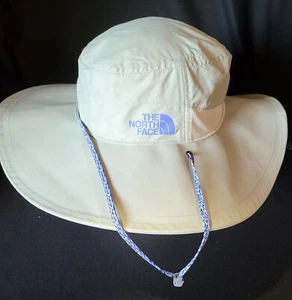 THE NORTHFACE Bucket Hat Cap Fishing Outdoor Hiking Camping Sz S/M Womens Beige - Picture 1 of 6