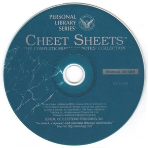 Cheet Sheets CD-ROM for Windows - NEW CD in SLEEVE - Picture 1 of 3