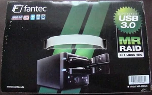 FanTec Mod.MR35DU3 2-Bay MR Raid Box NAS Server inkl. Zubehör,Kabel,Verpackung - Bild 1 von 14