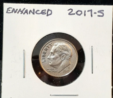 2017-S ROOSEVELT DIME - ENHANCED - IN CARDBOARD FLIP - FJ26 Cover