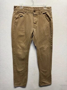 H&M Divided Mens Tan Straight-Leg Cotton Jeans Size 32 - Picture 1 of 11