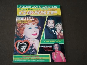 1975 AUGUST RONA BARRETT'S GOSSIP MAGAZINE - LUCILLE BALL COVER - CW 986 - Picture 1 of 2