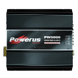 Powerus PW3500 Amplifier 1-ohm 3500W RMS 1-Channel - Picture 1 of 6