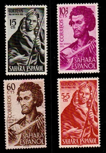 SAHARA SPAGNOLO SCOTT# 68-69, B25-B26 MH & USATO TOPICO MUSICALE - Foto 1 di 1