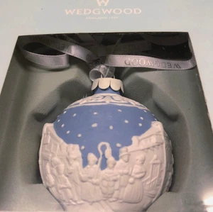 Wedgwood Decorazione Natalizia Canto Cantanti Bauble Jasperware Decorazione Festività - Foto 1 di 7