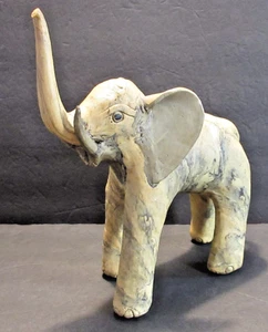 OOAK handgefertigte Polymer Ton über Pappmaché Elefant Figur - Philippinen 9" - Bild 1 von 10