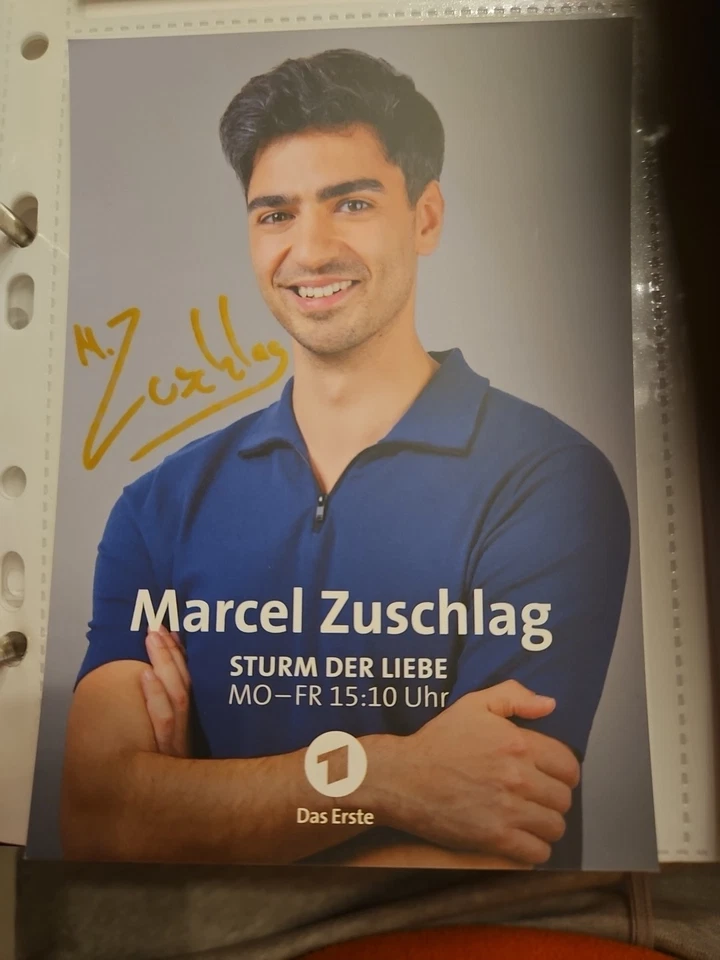 Marcel Zuschlag Sturm der Liebe Autogrammkarte orginal handsigniert - Bild 1 von 1