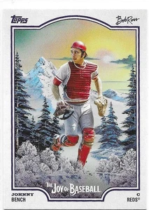 Johnny Bench 2025 Topps x Bob Ross: The Joy of Baseball #55 free ship - Picture 1 of 2