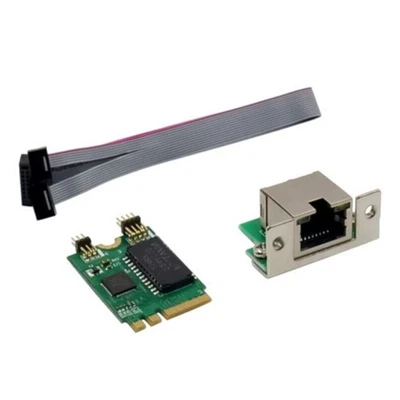 PCIE Network Card M.2 A+E to RTL8111F Gigabit Ethernet Card Single Port Adapter - Image 1 of 4