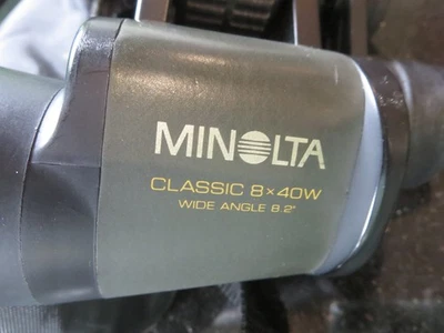 W@W 8X Minolta Classic 8x40W Wide Angle Binoculars + Soft Case Excellent - Image 1 of 4