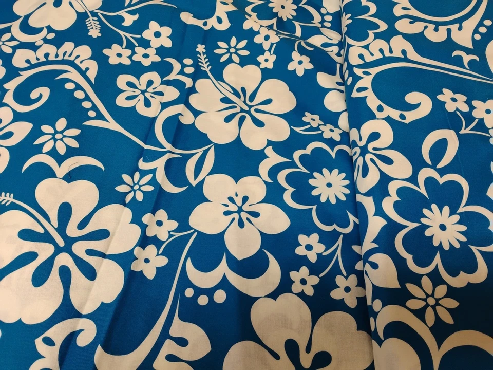 10 Plus Yards Cotton Alexander Henry Tropical Fabric Vintage Ken Phillip De Leon - Image 1 of 4