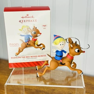 2014 Hallmark QXI2703 "Rudolph the Red Nosed Reindeer" 50th Anniversary Ornament - Bild 1 von 9