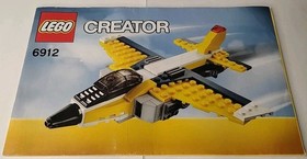 Lego Creator 6912 Super Soarer Fighter Plane Building Instruction Manual Only 