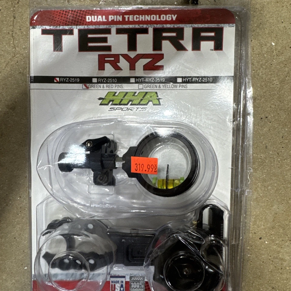 HHA TETRA RYZ 2 Pin 2519 Verde Superior Pin Rojo Inferior Pin Nuevo Foto 1 de 1