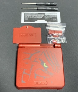 Game Boy Advance SP Exterior Shell Button Groudon New with Tools - Picture 1 of 4