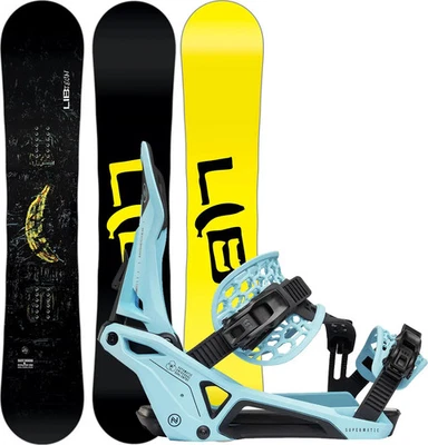 LIB TECH Snowboard Set Snowboardset SKATE BANANA WIDE 2026 inkl. NIDECKER - Bild 1 von 4