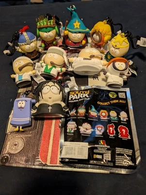 South Park monogram 3D figural bag clip series 2 Stick of Truth Towlie Cartman - Image 1 of 3