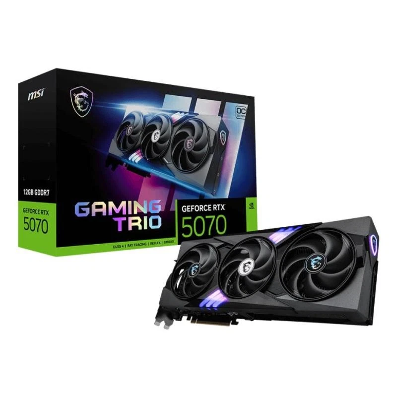 4804588 MSI MSI VGA GEFORCE RTX 5070 RTX 5070 12G GAMING TRIO OC 12GB GDDR7 H