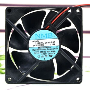 Ventilador de refrigeración industrial inversor NMB 3110KL-05W-B50 24V 0.15A 8CM 8025 - Imagen 1 de 5
