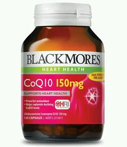 BULK BUY-4 × Blackmores CoQ10 150mg 125 Capsules - OzHealthExperts  - Picture 1 of 1