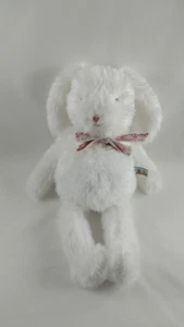 Bunnies By the Bay My First Bunny White Rabbit Plush Pink Bow 13" Stuffed Animal - Picture 1 of 3