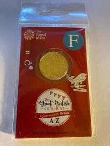 2018 F FISH AND CHIPS 10p A -Z Alphabet LETTER UNCIRCULATED CARDED SEALED HUNT 6 - Picture 1 of 1