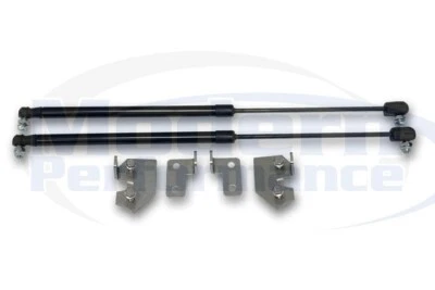 MPX Hood Support Lift Kit in BLACK - fits 2012-2019 Fiat 500 Models - Image 1 of 4