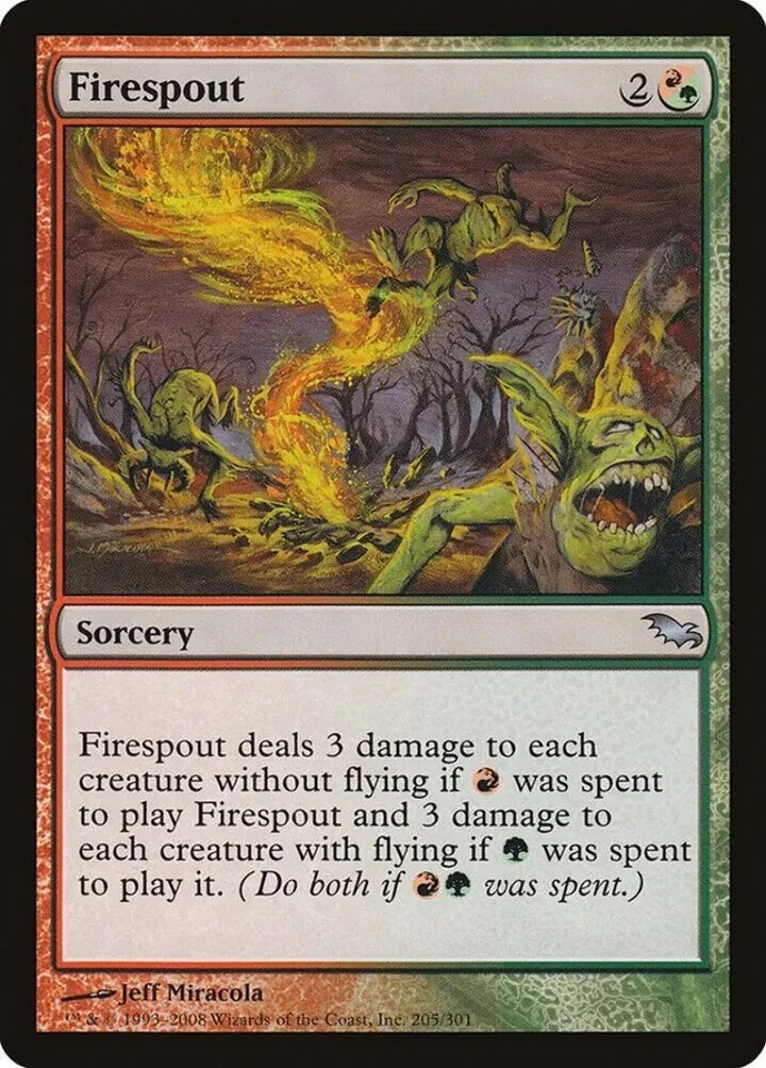 3XFirespout, Shadowmoor, MTG, LP - Image 1 of 1