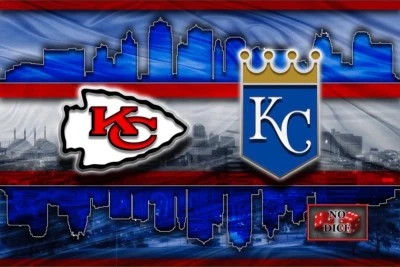 Kansas City Sports Teams Poster Kansas City Royals, Chiefs 8x10in Free Shipping - Image 1 of 4