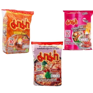 3*10 Sachets Mama Shrimp Tom Yum Creamy Tom Yum Goong Yen Ta Fo Instant Noodles - Picture 1 of 10
