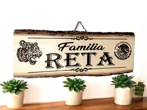 Personalized Engraved Wood Sign 23" Large Rectangle Basswood. Horse & Horseshoe - Picture 1 of 5