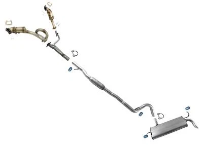 Y Pipe Exhaust Middle Resonator & Muffler For Jeep Wrangler 2012-2015 2 Doors - Image 1 of 4