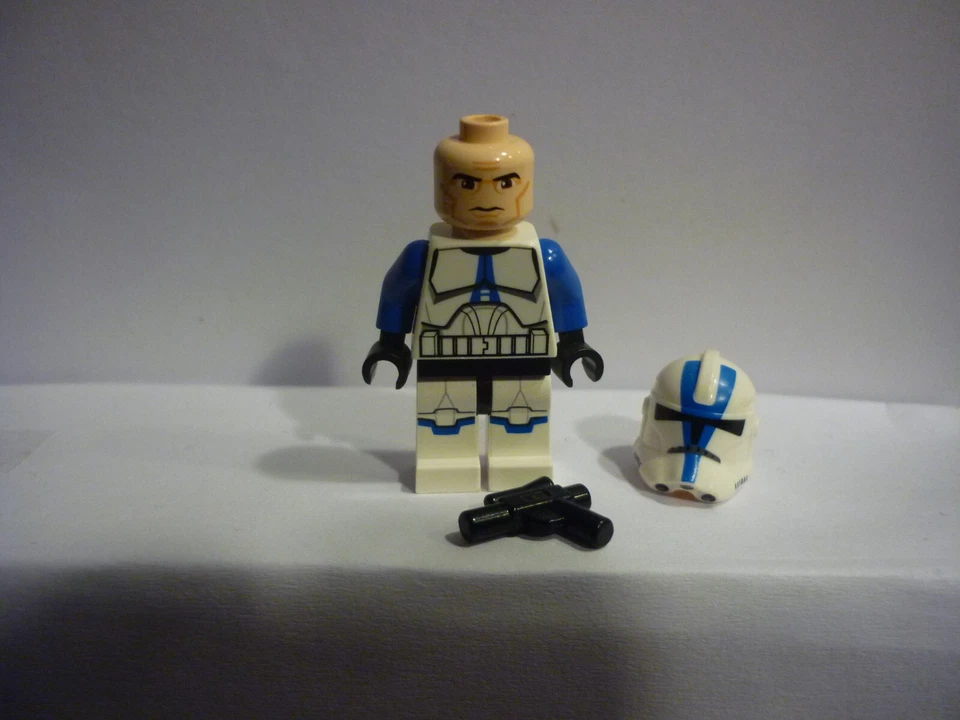 Lego Figurine Minifig Star Wars 501st Legion Clone Trooper bleu sw0445 NEUF - Photo 1/1