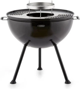 Tower BBQ/Fire Pit Sphere Pit 'N' Grill T978512 Black New Item Box Damaged - Picture 1 of 8