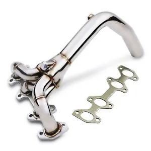 STAINLESS TUBULAR DECAT DOWNPIPE EXHAUST MANIFOLD FOR FIAT PANDA 500 1.2 09-13 - Picture 1 of 8