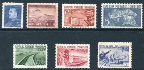 Albania 1949 - 1957 Unused Lot Cover