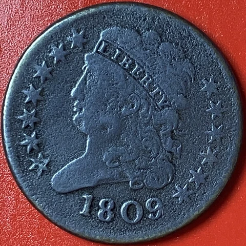 1809 CLASSIC HEAD HALF CENT Cover