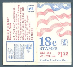 STATI UNITI - Libretto - 1981 - Copertina "Bandiera" - Libretto da $ 1,20 MNH** - Picture 1 of 1