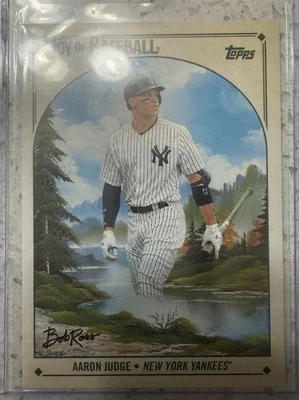 2023 Topps X Bob Ross The Joy of Baseball #86 Aaron Judge YANKEES - Image 1 of 2