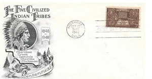 1948, 5 CIVILIZED TRIBES, TRAIL OF TEARS - Picture 1 of 1