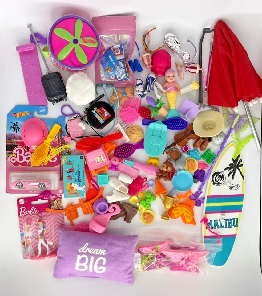 Lote grande de accesorios para muñecas Barbie vintage Foto 1 de 4